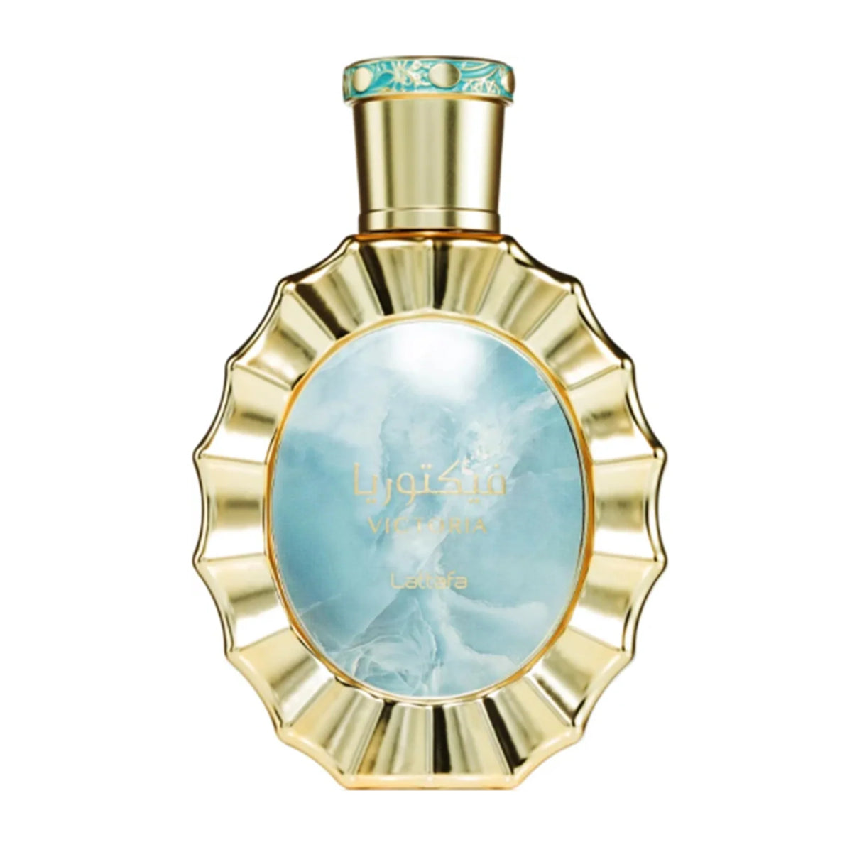Lattafa Victoria Eau de Parfum featuring floral notes for a sophisticated fragrance experience.
