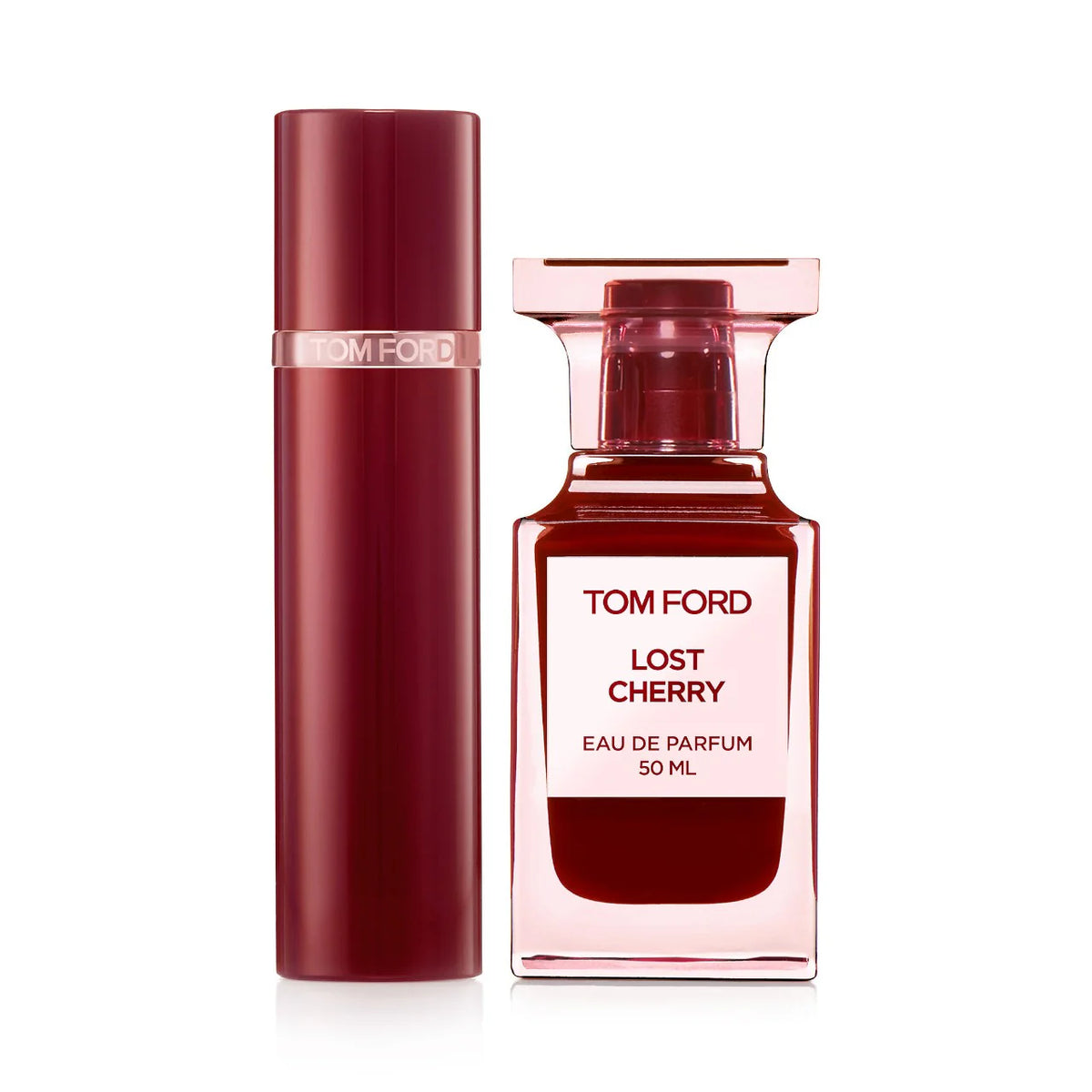 Tom Ford Lost Cherry EDP with black cherry, bitter almond, and rose absolute notes