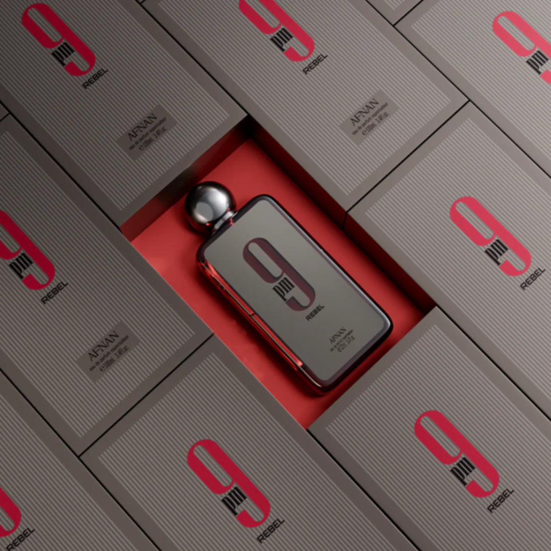 9PM fragrance with bold spicy and woody accords for a confident and lasting scent.