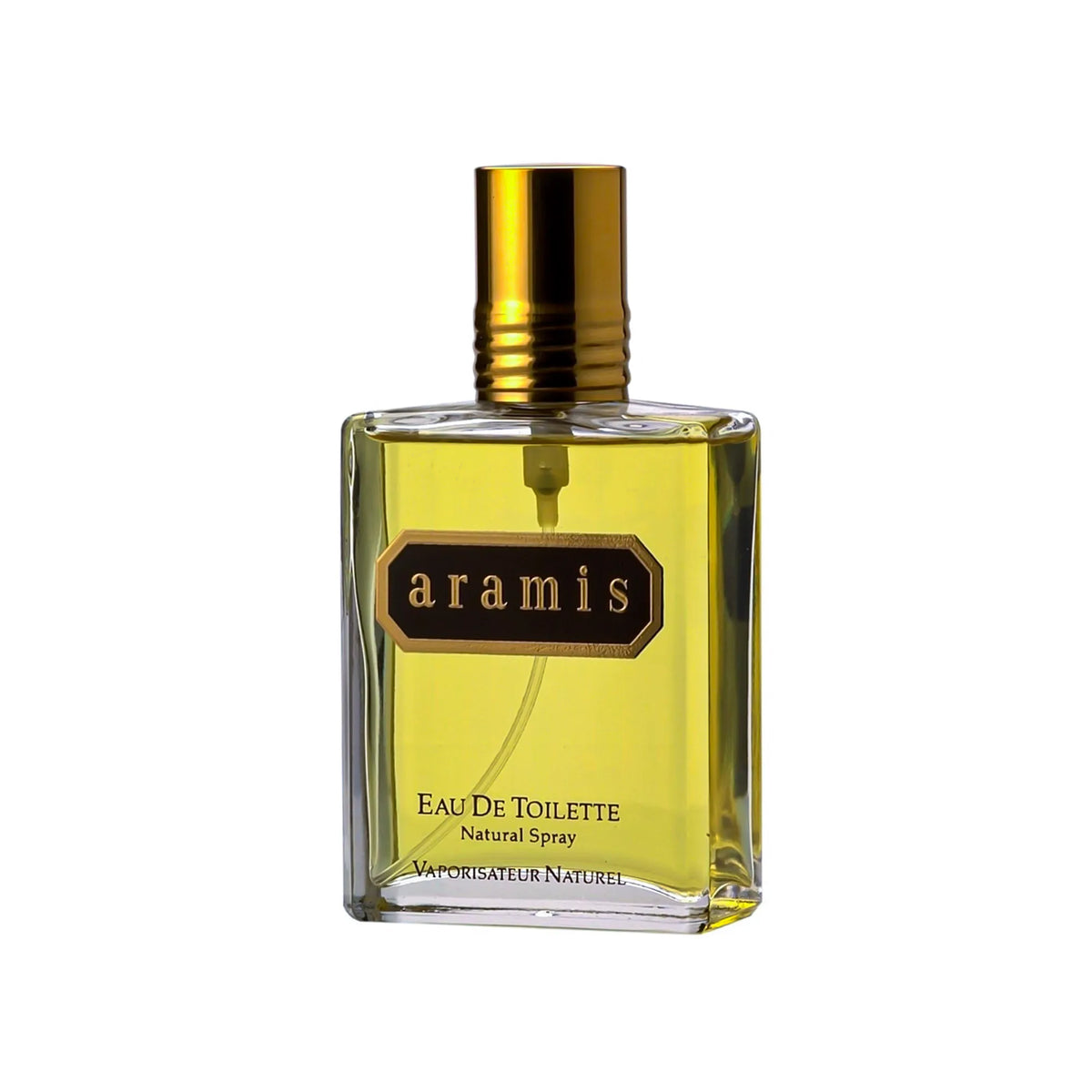 Classic Aramis EDT for men featuring bold leather, spice, and earthy wood notes.