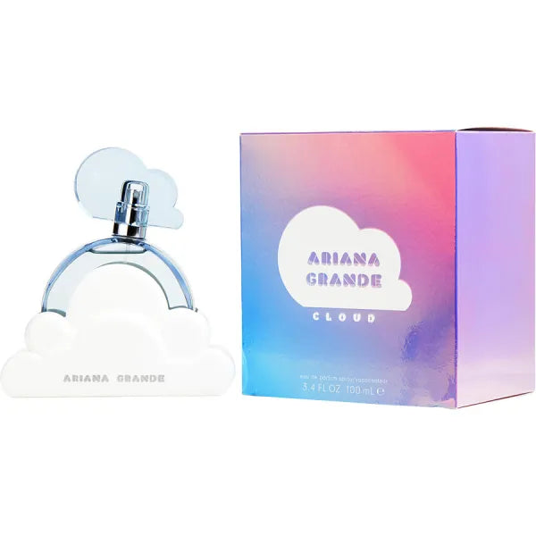 Ariana Grande Cloud Eau de Parfum - dreamy gourmand scent with whipped cream and praline.