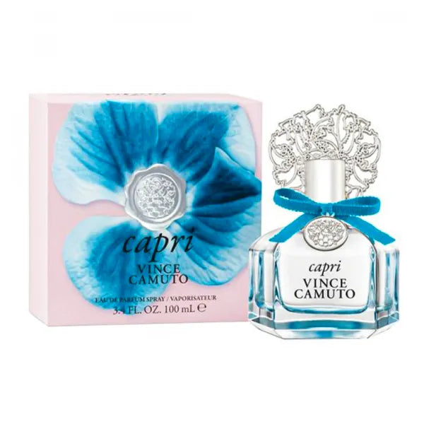 Vince Camuto Capri EDP – fresh floral-woody fragrance capturing sunny days.