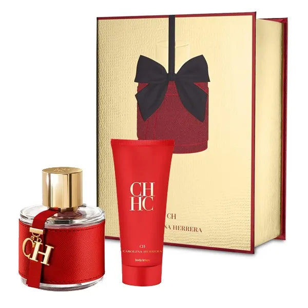 Carolina Herrera CH Gift Set - Chic, floral fragrance with spicy sophistication.