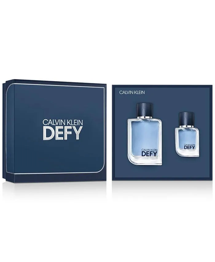 CK Defy fragrance bottle – Modern masculine scent with clean citrus and woody notes.