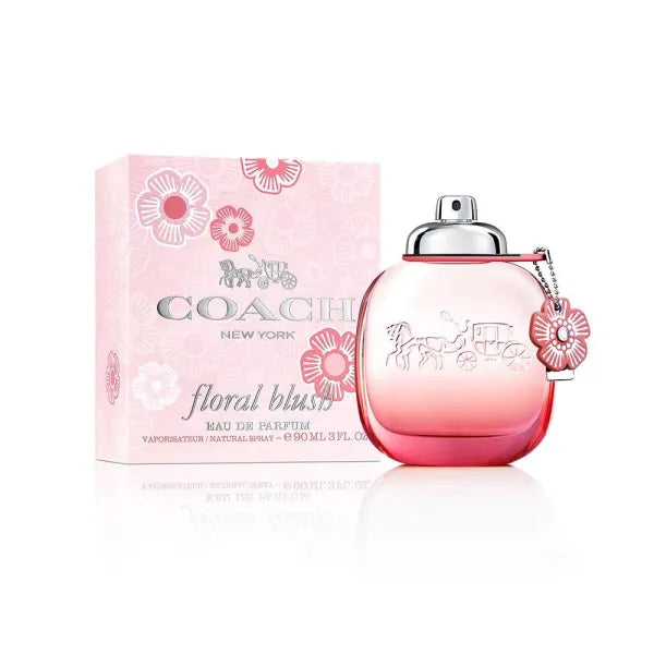Coach Floral Blush – fresh floral scent with notes of peony and crimson apple.