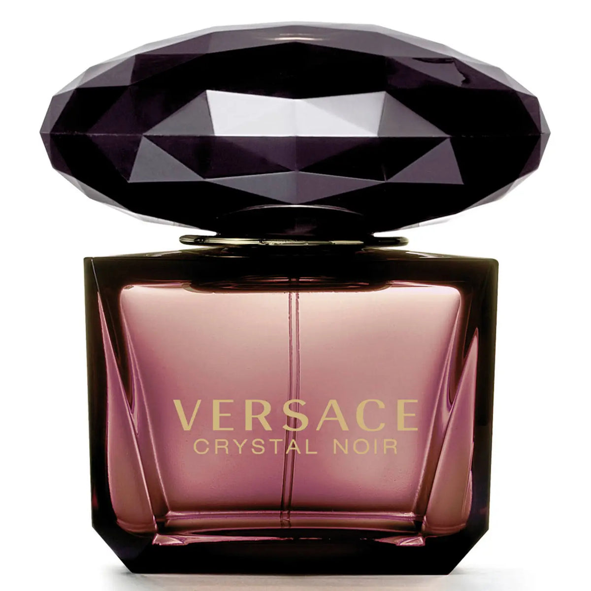 Crystal Noir Eau de Parfum spray bottle, a luxurious and sensual fragrance with deep, rich undertones.