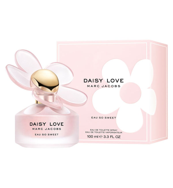 Daisy Love Eau So Sweet Eau de Toilette Spray - Sweet floral fragrance in a modern, charming bottle.