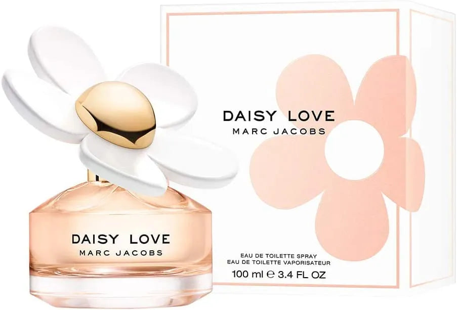 Marc Jacobs Daisy Love with fresh floral and sweet fruity notes for a youthful, vibrant scent.