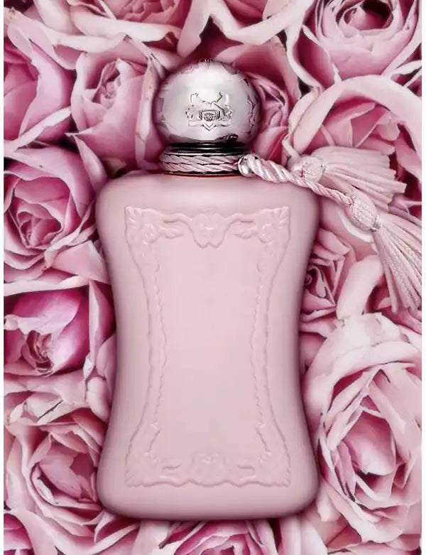 Dilina fragrance bottle - Floral fragrance with fresh, elegant notes of rose and amber for women.