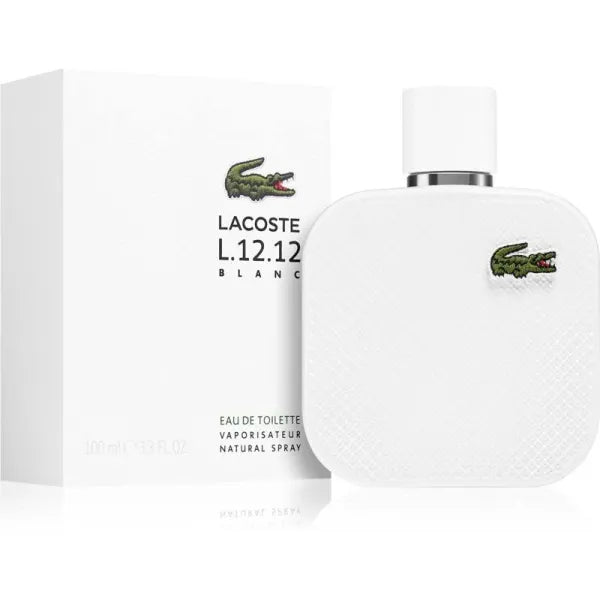 Lacoste L.12.12 Blanc Eau de Toilette – fresh and clean men’s cologne with citrus and cedar