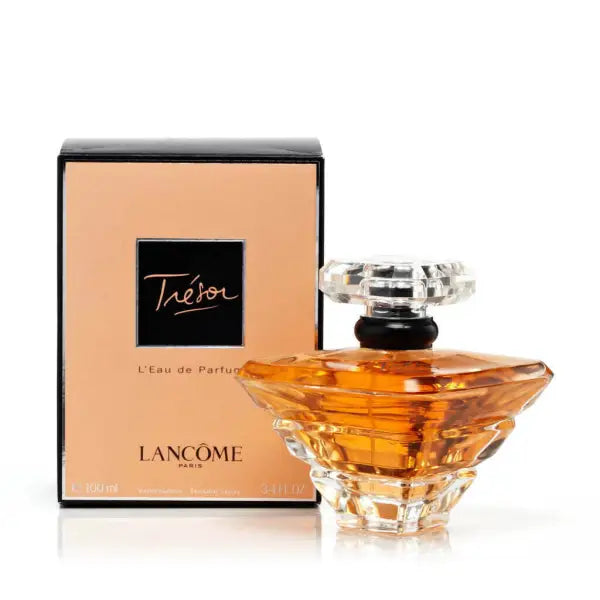 Lancôme Trésor – timeless floral-fruity fragrance with a rich amber base.