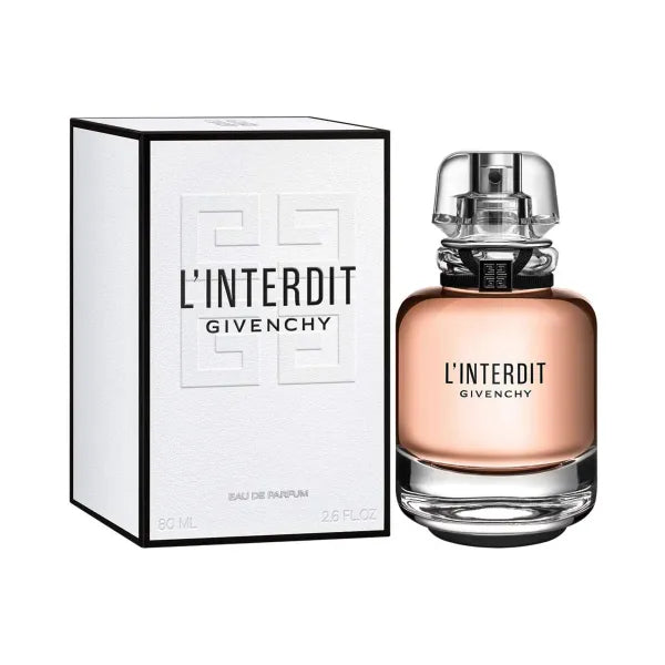 Givenchy L’Interdit – elegant women’s fragrance with orange blossom, jasmine, and patchouli