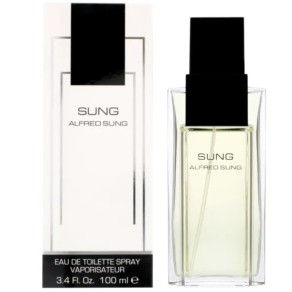Alfred Sung EDT featuring aromatic herbs and citrus, offering a crisp and invigorating fragrance.