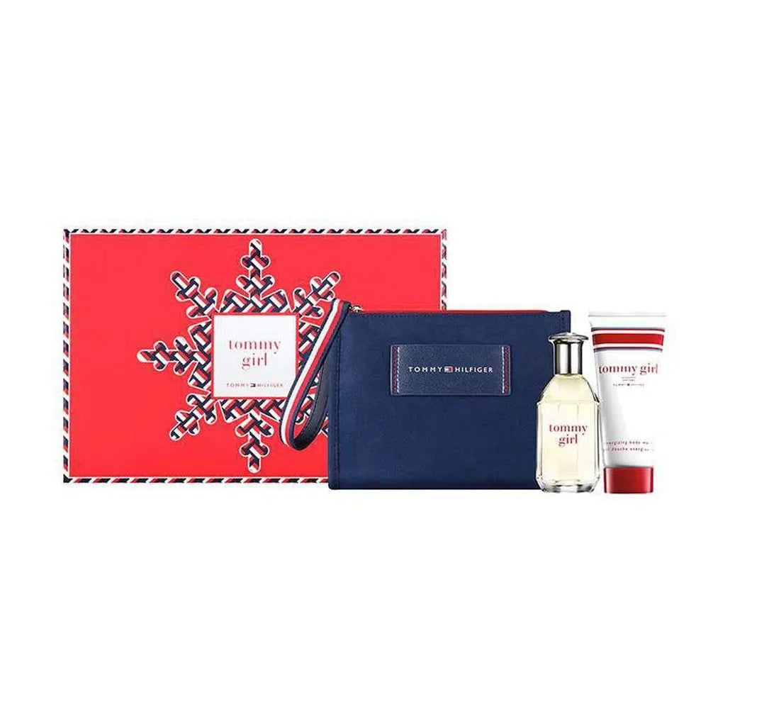 Tommy Girl gift set with fresh citrus and floral notes for a lively feminine fragrance.