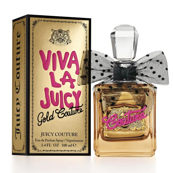 Viva La Juicy Gold Couture – glamorous gourmand with golden amber and berries.