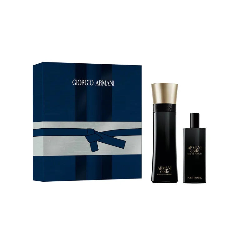 Armani Code – sophisticated, spicy fragrance with a sweet vanilla base and citrus twist.