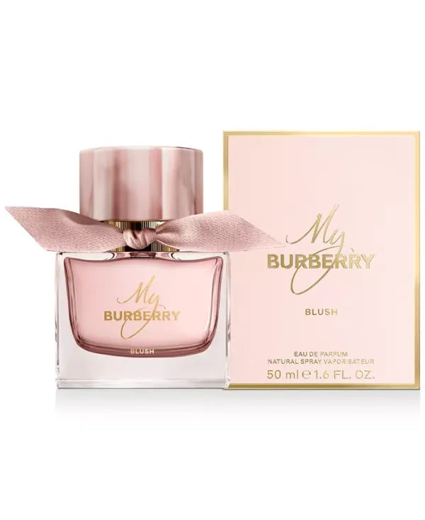 Blush perfume with soft, sweet floral and fruity notes for a delicate touch.