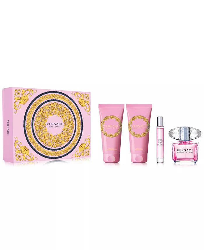 Bright Crystal 4pcs perfume gift set – fresh floral fragrance with lotus and peony notes
