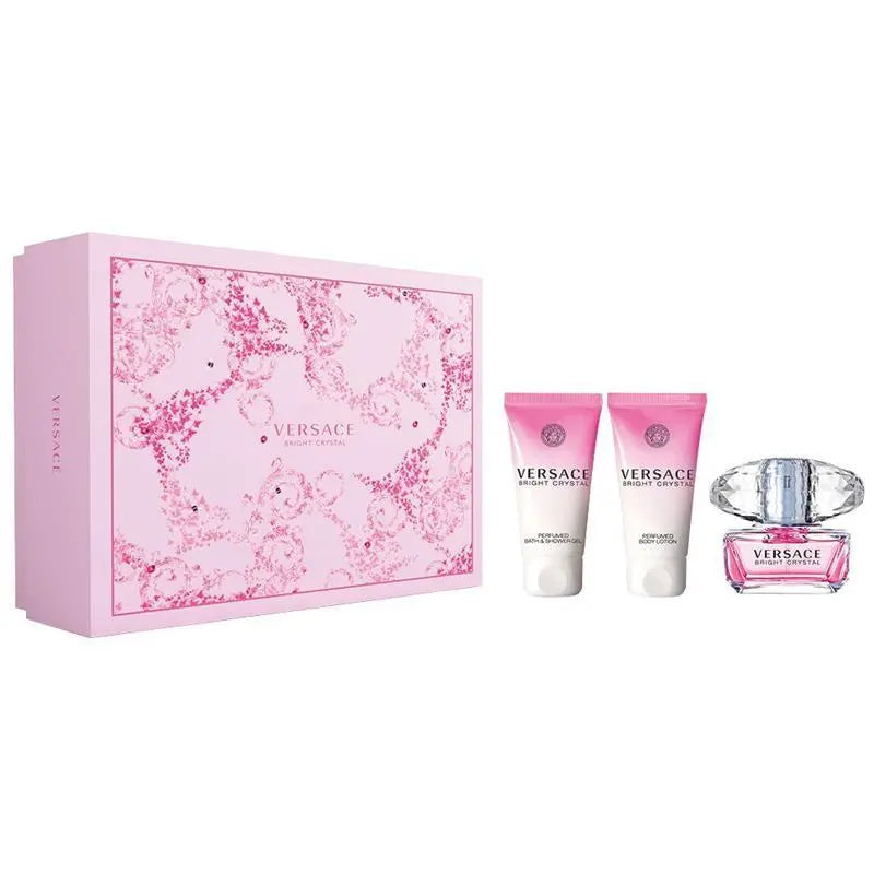 Versace Bright Crystal gift set – floral fruity perfume with pomegranate and peony notes