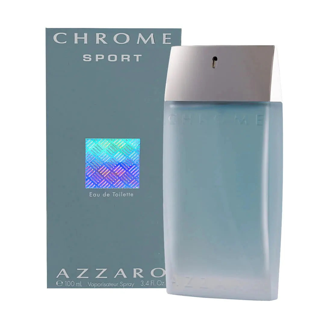 Azzaro Chrome Sport – energetic men’s scent with citrus, aquatic, and woody notes