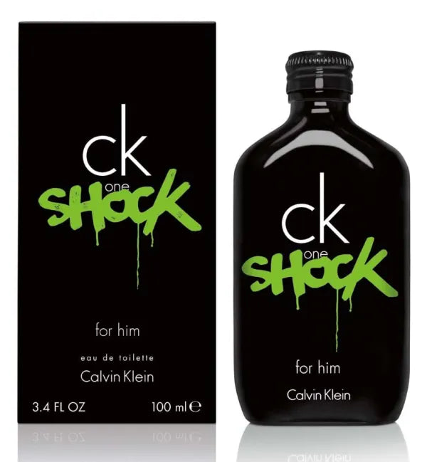 CK One Shock – bold aromatic-amber unisex scent with dark seductive vibe.
