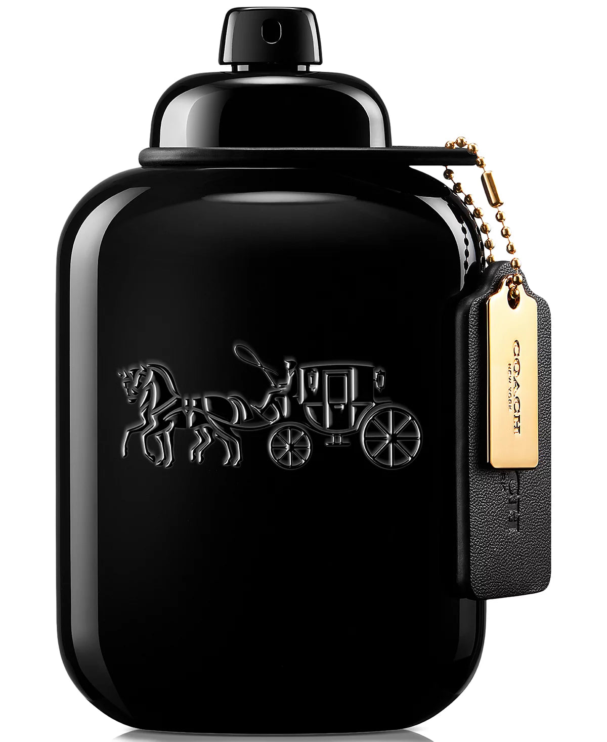 Coach for Men EDP with minimalist bottle design, offering a fresh, woody aromatic profile.