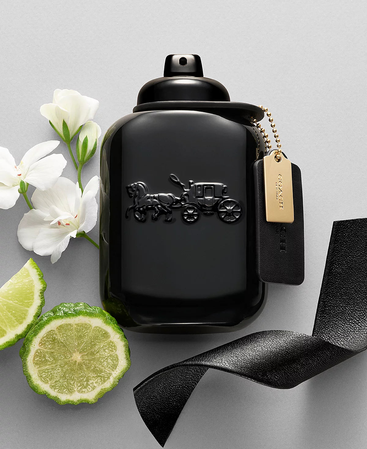 Coach for Men Eau de Parfum blends suede, cardamom, and citrus for a smooth, masculine aroma.