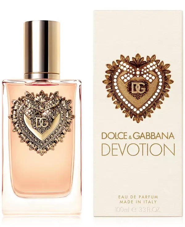Devotion fragrance bottle - Romantic and rich floral notes combined with subtle woody accents.
