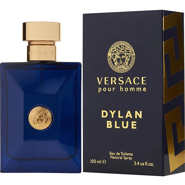 Versace Dylan Blue Pour Homme - aromatic aquatic and musky fragrance.