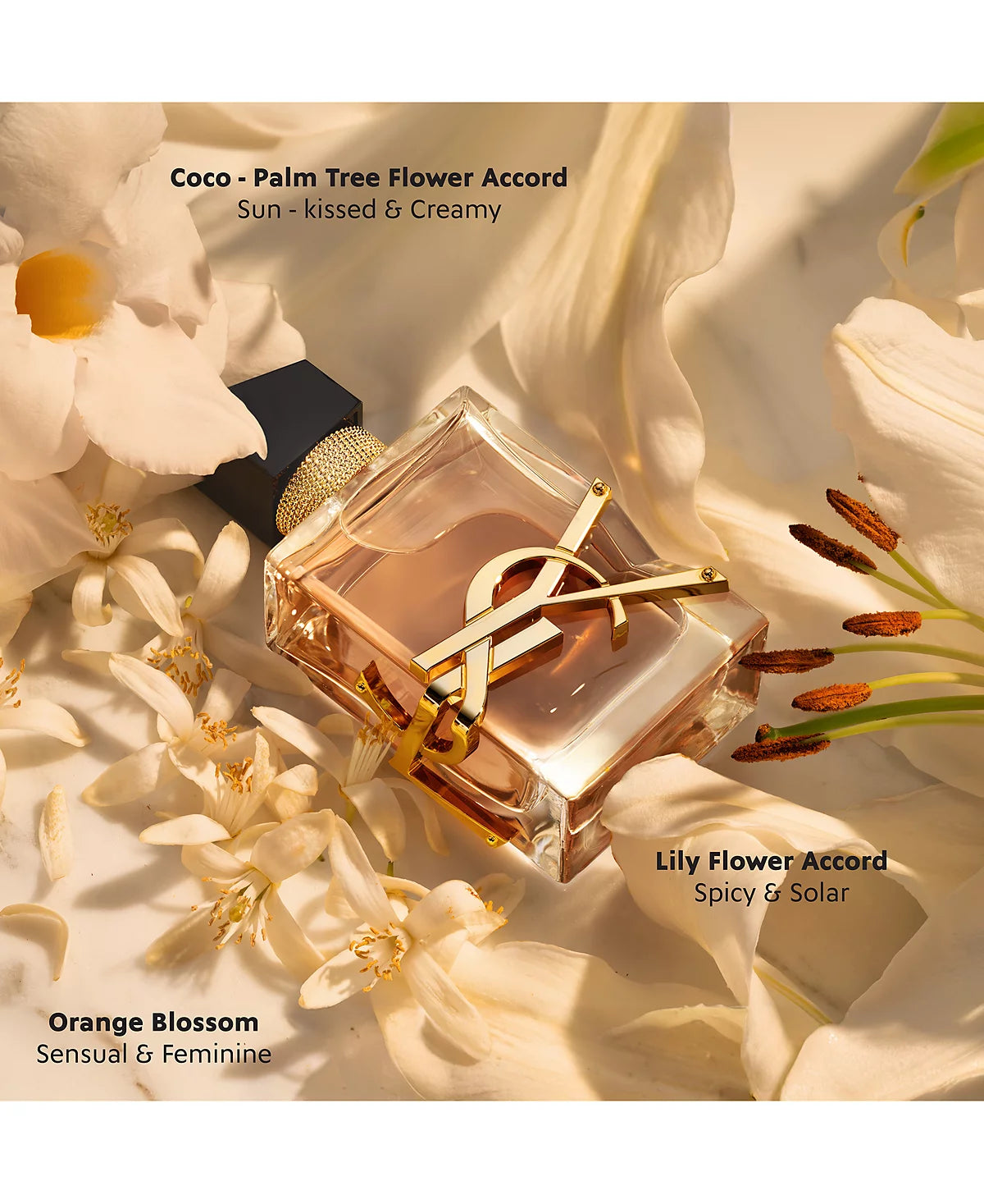 Yves Saint Laurent Libre Flowers & Flames Eau de Parfum - Modern blend of fresh and musky scents designed for everyday wear.