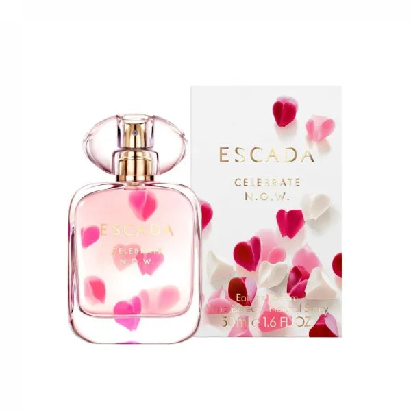 Escada Celebrate Now – fruity floral perfume with raspberry, rose, and vanilla