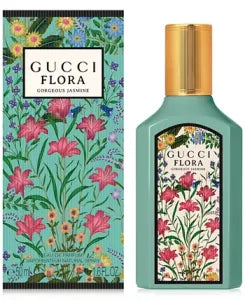 Gucci fragrance bottle – luxurious woody-floral scent for modern wearers.