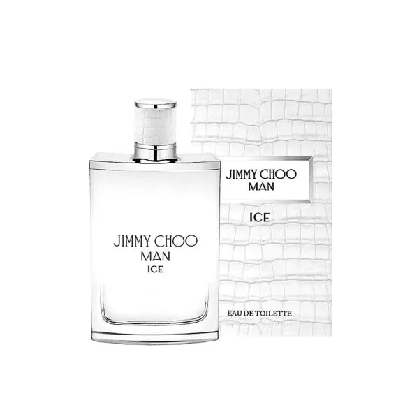 Jimmy Choo Man Ice Eau De Toilette bottle, a fresh and masculine men's fragrance.