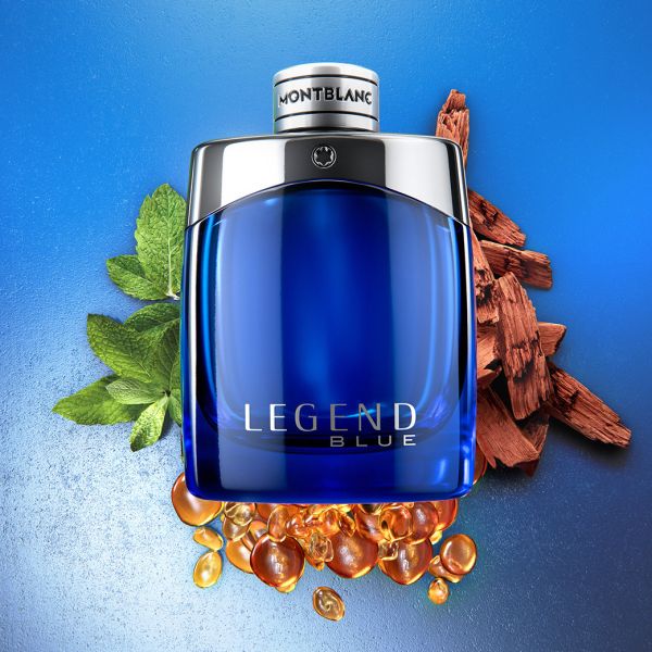Montblanc Legend Blue Eau de Parfum, a fresh and masculine fragrance for men.