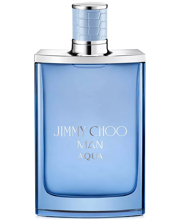 Jimmy Choo Aqua Eau de Toilette for Men fresh blue bottle