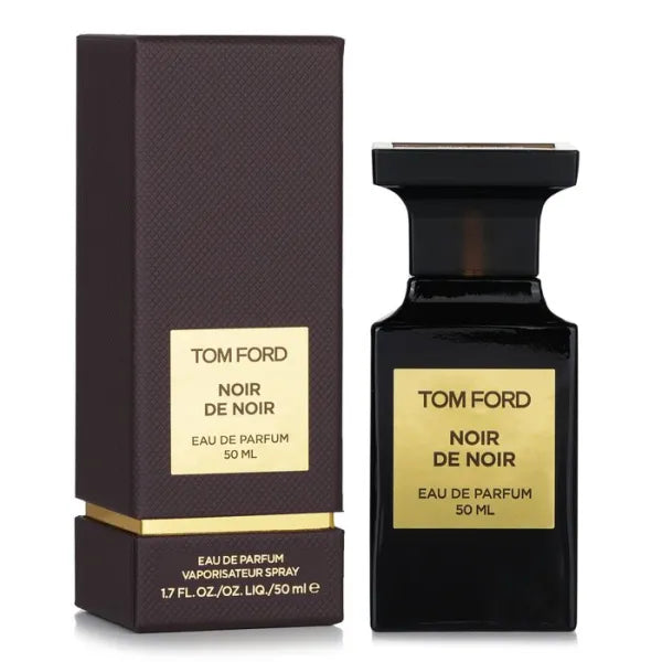 Noir fragrance bottle - Dark and sensual scent with warm spicy and amber undertones.