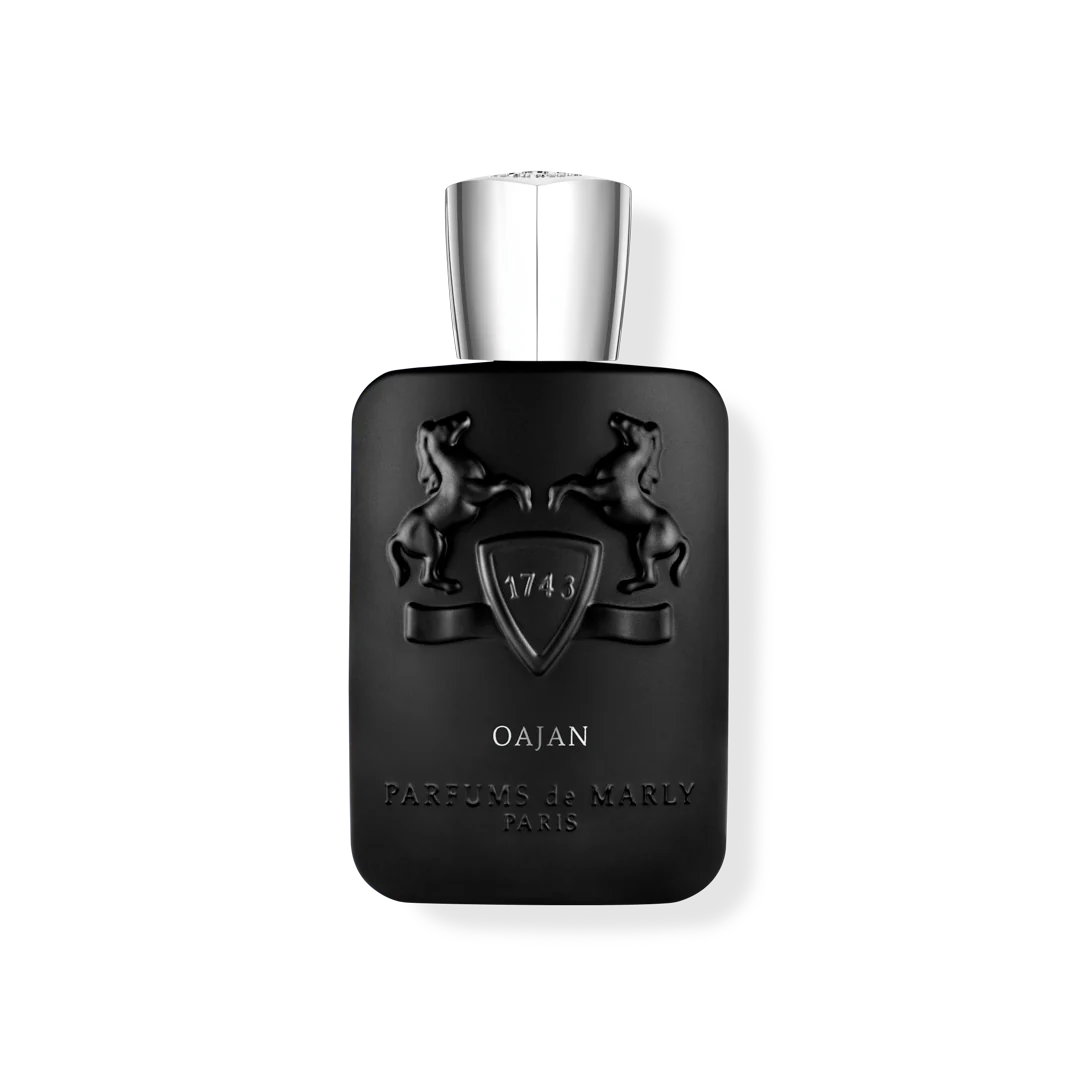 Oajan EDP by Parfums de Marly—unisex gourmand with amber, cinnamon & honeyed spice.