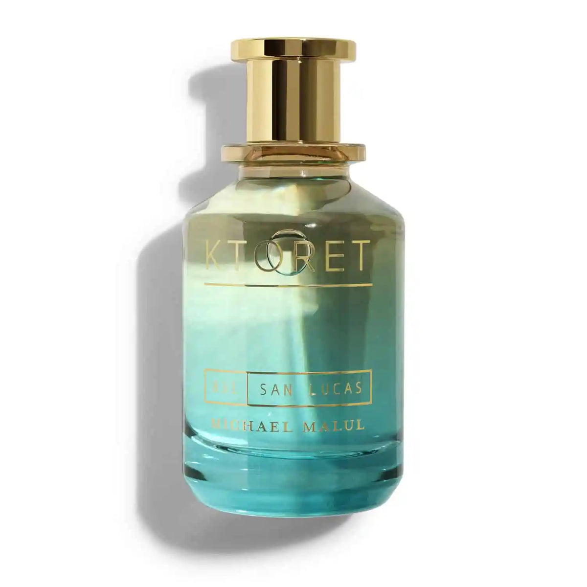 San Lucas Eau de Parfum Spray bottle with warm amber tones