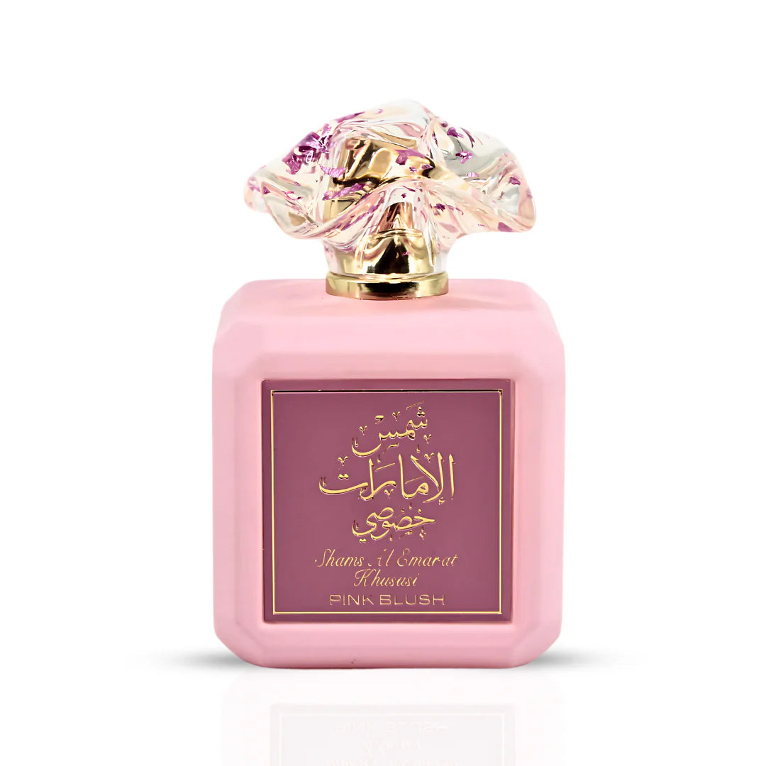 Shams Al Emarat perfume bottle with elegant golden design and luxurious Arabian fragrance.