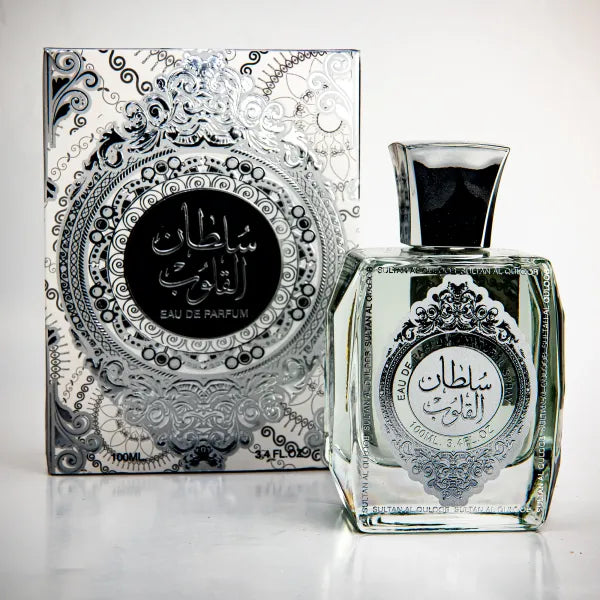 Sultan Al Oud perfume bottle with royal design and rich, warm oriental fragrance.