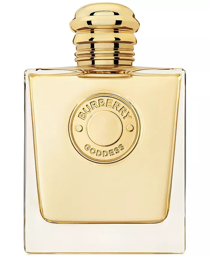 Burberry Goddess EDP—refillable gourmand with trio vanillas & lavender in a 100ml bottle.