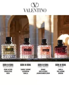 Valentino Born In Roma floral and edgy signature perfume