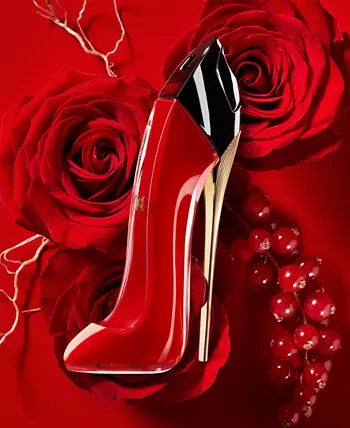 Carolina Herrera Very Good Girl EDP, bold women’s fragrance in a red stiletto-shaped bottle.