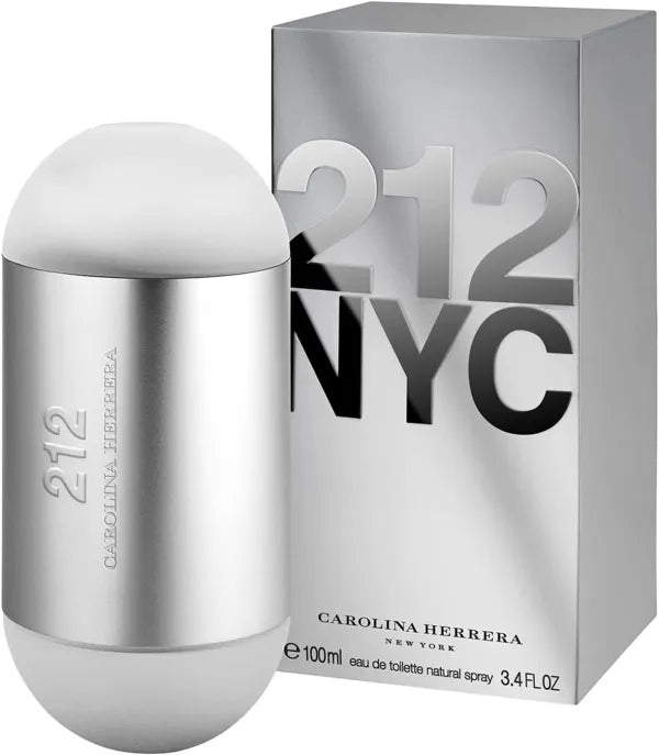Carolina Herrera 212 EDT with vibrant citrus and floral notes for a fresh and modern fragrance.
