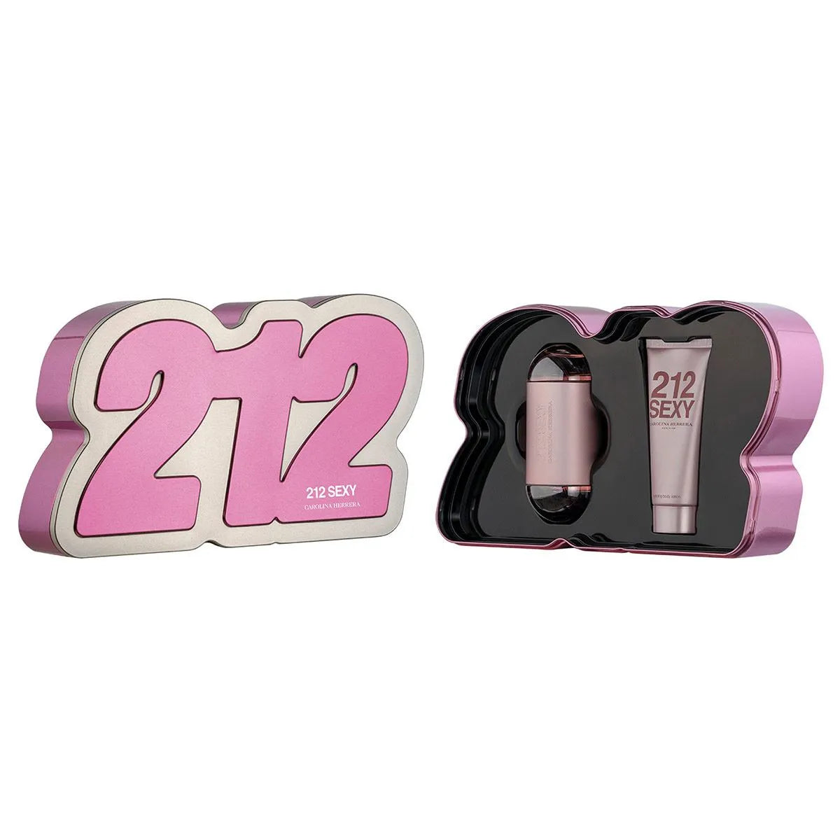Carolina Herrera 212 VIP Rosé – elegant women’s fragrance with pink champagne and peach blossom
