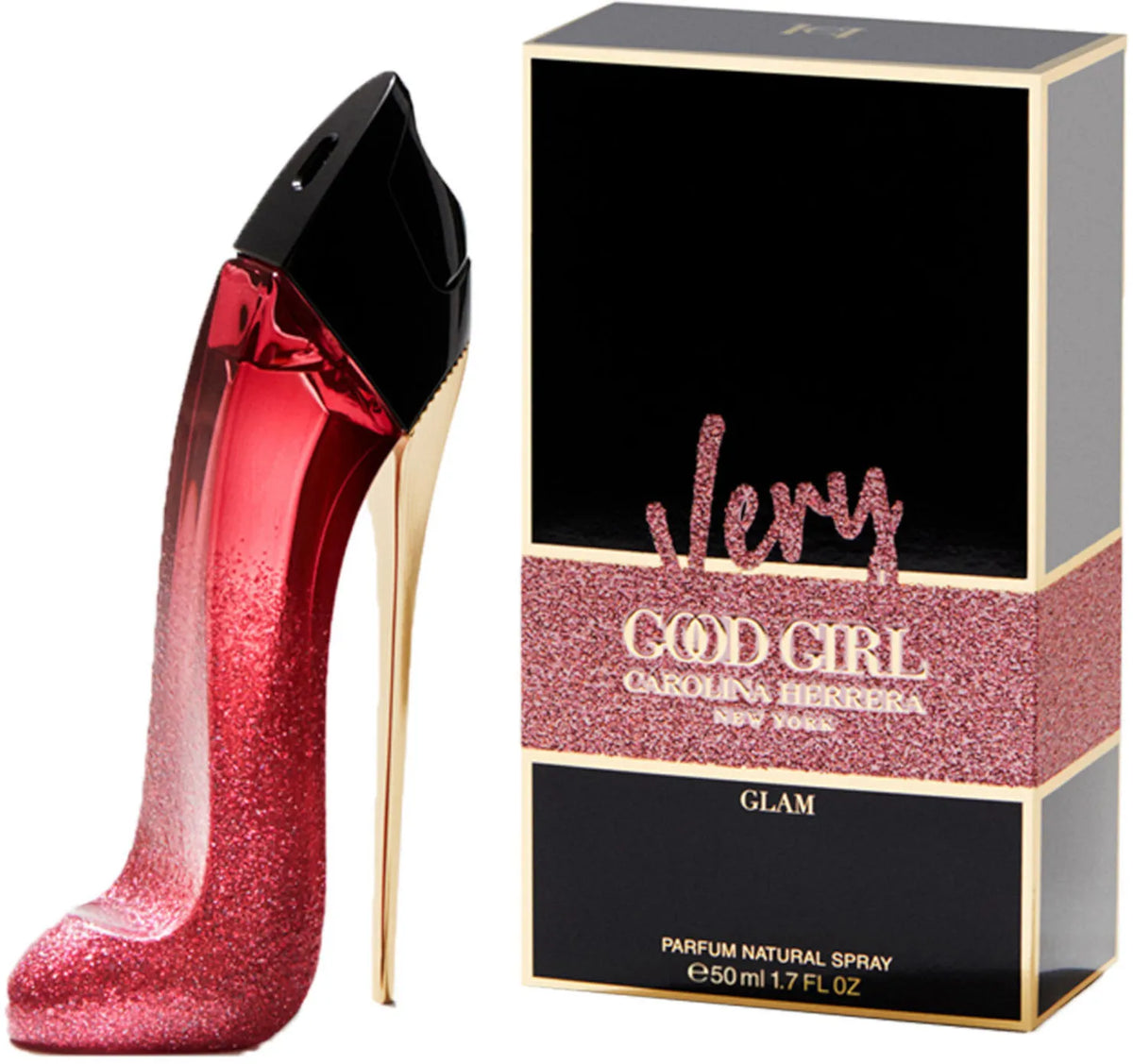 Carolina Herrera Very Good Glam Eau de Parfum – elegant and bold scent for women
