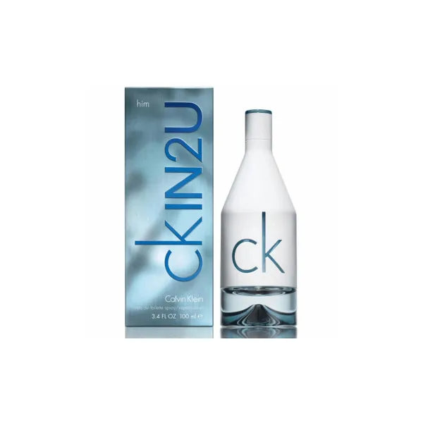 CK IN2U EDT — youthful fresh fragrance with green apple and violet leaf.
