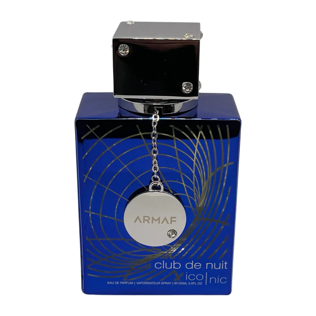 Club De Nuit Iconic fragrance bottle - Strong, smoky, woody scent for men in a luxury bottle.
