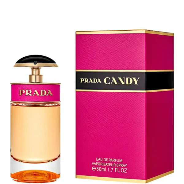 Prada Candy EDP – sweet caramel and benzoin gourmand fragrance with a playful vibe.
