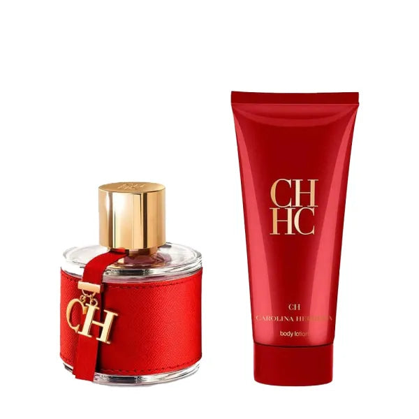 Carolina Herrera CH Eau de Toilette Spray Gift Set - Elegant, citrus floral fragrance in a luxury set.
